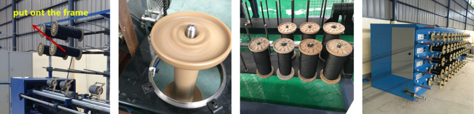 Nylon Bobbin For Filament Extruder / Ring Twister / Rope Making Machine