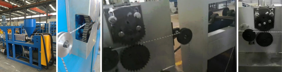 Lead Chain Core Extruder Machinery Metal Lead Line Extrusion Line