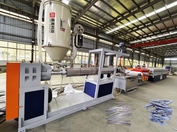 polypropylene reinforcement fiber production line export to Brazil
