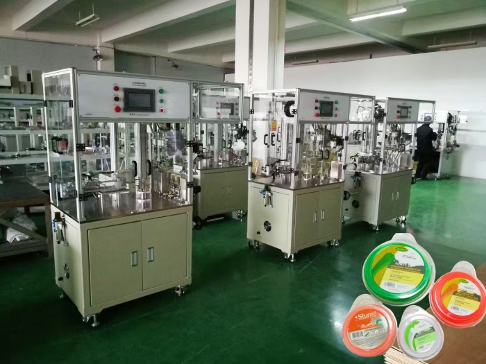 Automatic Pa grass cut nylon trimmer line re-winder packing machine