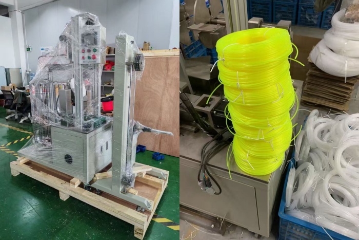 Automatic Pa grass cut nylon trimmer line re-winder packing machine