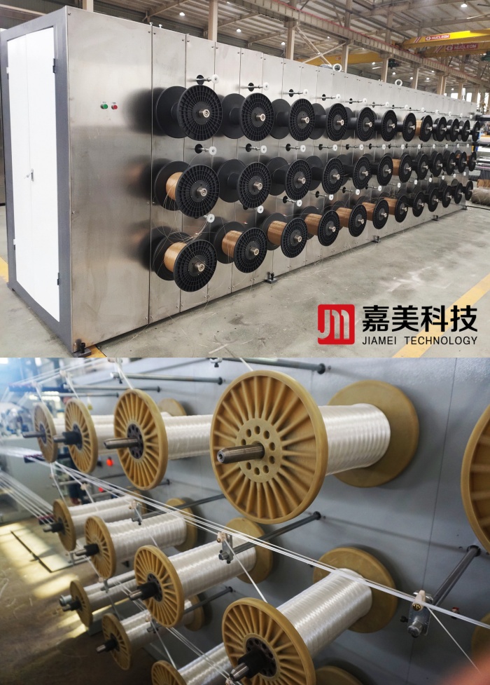 pp hdpe monofilament extruder machine take up winder