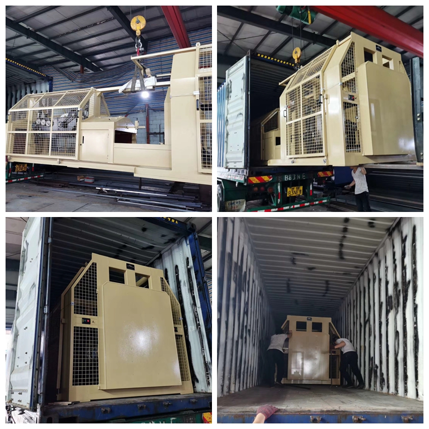 Korean customer rope making machine was delivered 