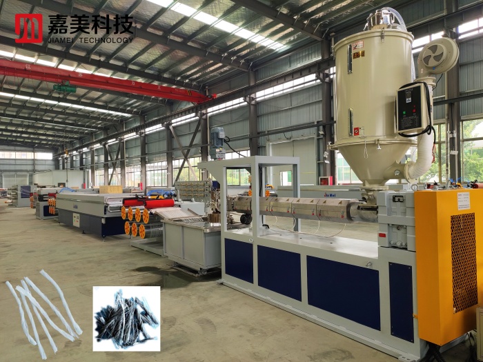 polypropylene concrete fiber machine pp macro fiber machine