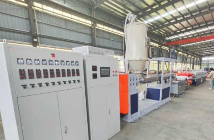 Flat fiber pp danline extruder machine