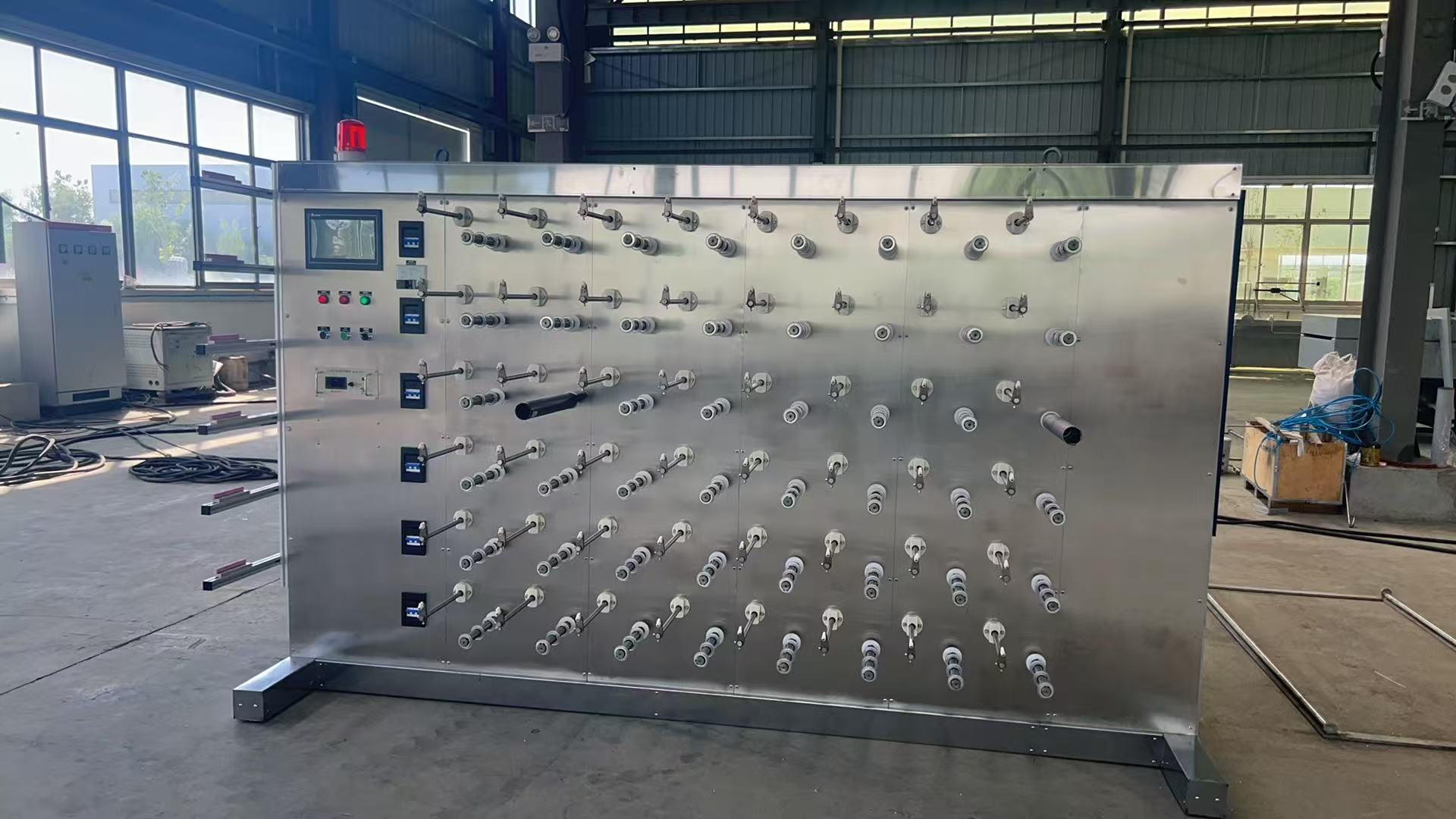 Extruder winder customized by Korean customer