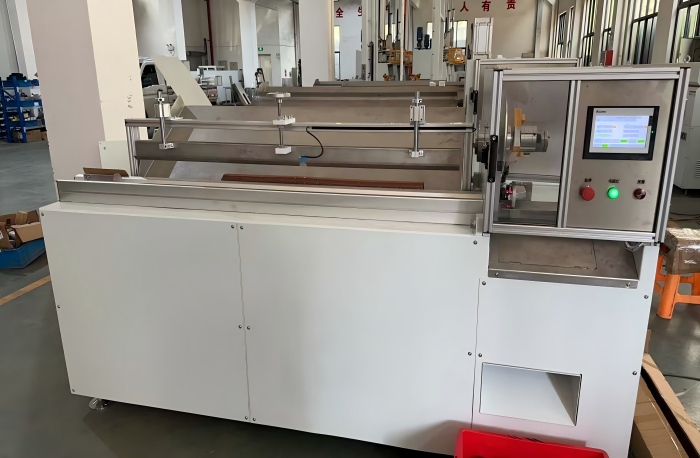 Automatic PET PP Brush Broom Bristle Bundle Wrap Cutting Machine