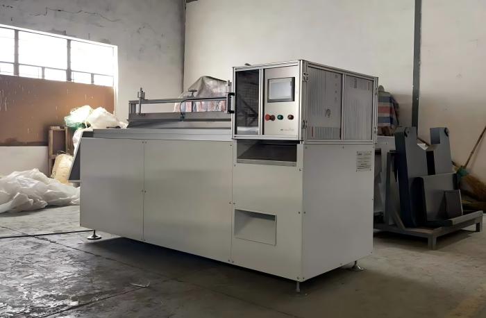 Automatic PET PP Brush Broom Bristle Bundle Wrap Cutting Machine