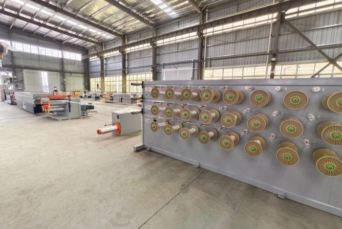 Embossed Polypropylene Fiber Extruder Machine for PP Fiber Production